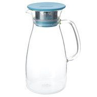 FORLIFE Mist Glass Ice Tea Jug , 34-Ounce, Turquoise N6