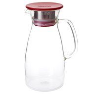 FORLIFE Mist Glass Ice Tea Jug , 34-Ounce, Turquoise N8