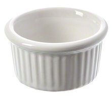American Metalcraft (CRMK1) 1 oz Cermamekin w/ Ribbed Sides