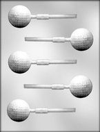 CK Products Golf Ball Sucker Chocolate Mold