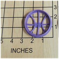 Basketball Cookie Cutter and Stamp #1075 N2