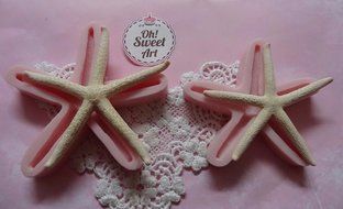 SEA Stars, Set of Two Silicones Mold Silicone Mold Cake Decorating Sugar Flower FDA Approved N3