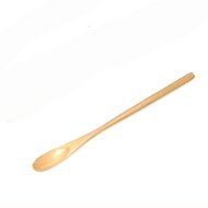 XH 4pcs Hand-made Samak Wood Slender Handle Mixing Spoon for Coffee Tea Milk (light color) N6