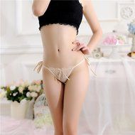 Underswear Laimeng, Women Sexy Lace Briefs Panties Thongs G-string Lingerie Underwear (Black) N30