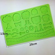 Anyana 3d Toy Story Cupcake Decorating Mold Silicone Mould Fondant Chocolate Bakeware N2