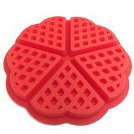 Astra shop 18-Cavity Silicone Mini Round Waffle, Cookie, Chocolate, Candy and Gummy Mold Non-Stick, Easy To Clean... N6