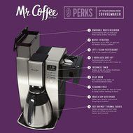 Mr. Coffee 10 Cup Optimal Brew Thermal Coffee Maker, Stainless Steel, PSTX95 N5