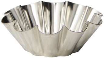 Matfer 10-Fluted Brioche Mold, 3-by-1-1/8-Inch, 12-Pack
