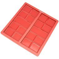 Freshware CB-810RD 2-Cavity Silicone Mold for Making Break-Apart Chocolate Bars, Protein and Energy Bites, and... N3