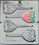 Strawberry Lollipop Chocolate Candy Mold 205