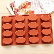 Sher Bakeware Oval Baking Molds Chocolate Mold Cookies Mold Ice Mold N3