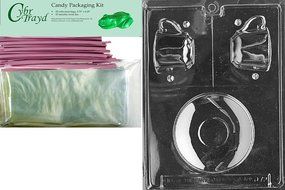 Cybrtrayd D072 Demi-Tasse Cup and Saucer Chocolate Candy Mold with Exclusive Cybrtrayd Copyrighted Chocolate Molding... N9