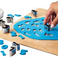 LOHOME Figure Cookie Mold - 37-piece Mini Stainless Steel Cutter Set - Decorating Kit Dessert DIY Maker for Fondant... N17