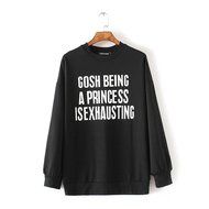 Pullover Tops,Morecome Women Ladies Letter Print Long Sleeve Sweatshirt Loose Blouse N52