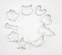 Coolrunner DIY Aluminium Fondant Cake Cookie Cutter Sugarcraft Biscuit Decorating Pastry Mold 8 Pcs for Birthday... N3