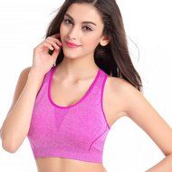 PHOTNO Women Fitness Yoga Sports Bra For Running Gym Padded Underwear Push Up Bras N3