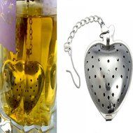 MAXGOODS Fine Heart Tea Infuser Strainer Filter Stainless Steel 2-Pack N5