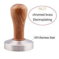 Omgogo Stainless Steel Coffee Tamper 51mm Barista Espresso Base Coffee Bean Press