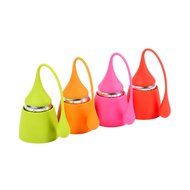 ETvalley Silicone Tea Infuser with Stainless Steel Strainer for Loose Leaf- for Cup, Mug or Teapot, Set of 4-Blue... N4