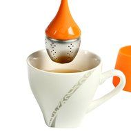 ETvalley Silicone Tea Infuser with Stainless Steel Strainer for Loose Leaf- for Cup, Mug or Teapot, Set of 4-Blue... N6