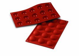 Silikomart SF002/C Silicone Classic Collection Mold Shapes, Semi-Sphere, Extra-Large N5