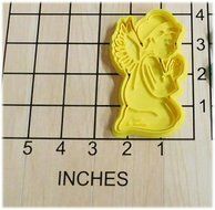 Church Angel Praying on Knees Shape Cookie Cutter and Stamp #1062 N2