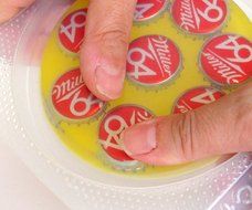 Round coaster reusable plastic mold 431
