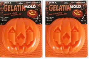Cake &amp; Gelatin Pumpkin Mold - 2 Pack N3