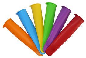 Aroma Bakeware Silicone Ice Popsicle Molds Freeze Pops and Smoothie Pops