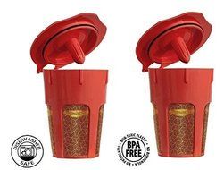 Fill N SaveELITE SERIES 24K Gold Reusable Carafe K-Cups [2 Pack]. Reusable of ;PO#44T-KH/435 H25W3373068 N2