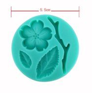 Garwarm 4 Pieces / Set Plum Magpie Shape 3d DIY Food Grade Silicone Mold Chocolate Candy Making Mold Tools DiameterSize... N3