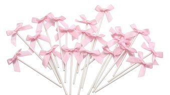 PuTwo 20 Counts Wedding Cake Decorating Frozen Cupcake Toppers Toothpicks, Sliver/Blue/Snow N80