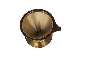 Coloma Coffee Works Titanium Coated Pour Over Coffee Dripper/Filter N4
