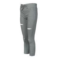 PHOTNO Women Skinny Ripped Pants High Waist Stretch Slim Pencil Trousers N21