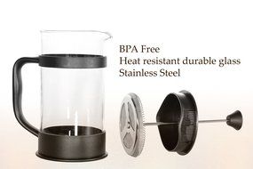French Press by Chapi Cafe for Coffee and Tea - Coffee Maker - 34 Ounces - 4 Cups N4