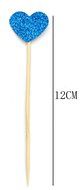 PuTwo 20 Counts Wedding Cake Decorating Frozen Cupcake Toppers Toothpicks, Sliver/Blue/Snow N91