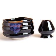 Goodwei Japanese Matcha Ceremonial Tea Bowl 15oz, 4.7 in. (no Whisk Holder, Miyuki) N6