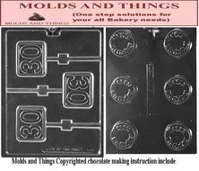 30TH Lolly numbers and letters Chocolate candy mold and Happy birthday Cookie Numbers and letters chocolate candy...