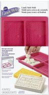 Wilton 2115-0230 Birthday Bark Silicone Candy Mold, Pink