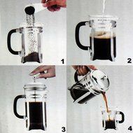 uxcell Glass Coffee Tea Maker Plunger French Press Pot Teapot 600ml Gold Tone N3