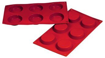 Fat Daddio&#039;s Silicone Bakeware Flan, 2.43 Ounces