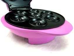 Lavohome 7 Mini Donut Maker Smart Electric Non Stick Surface - Make 7 Professional Mini Beighnets N5