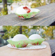 Windspeed 3D Aluminum Sphere Ellipsoid Cake Mold Bath Bomb Molds, Cake Pan Tin Baking Pastry Ball Mould (1.8*0.8inch) N6