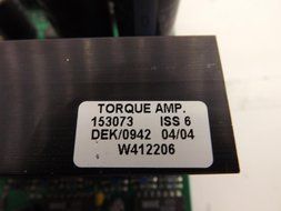 Dek 153073 Torque Amplifier Board T41668 N5