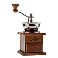 SOGAR Wooden Coffee Hand Grinder Coffee Bean Machine Vintage Hand Grinding Machine for Home, Hand Crank Mill Grinds... N3