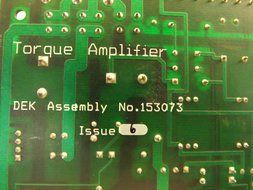 Dek 153073 Torque Amplifier Board T41668 N6