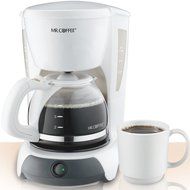 Mr. Coffee VB4 4-Cup Switch Coffeemaker, White