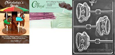 Cybrtrayd D110 Chocolate Candy Mold, Teacup and Saucer Lolly Dads and Moms N8