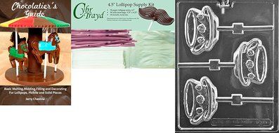 Cybrtrayd D110 Chocolate Candy Mold, Teacup and Saucer Lolly Dads and Moms N9