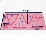 X-Haibei 3d Xmas Trees Stars Chocolate Cookies Candy Pan Party Gift Silicone Mold